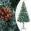 VidaXL vidaXL Artificial Pre-lit Christmas Tree with Ball Set Xmas Tree Pinecones 2