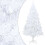 VidaXL vidaXL Artificial Pre-lit Christmas Tree with Ball Set Xmas Tree White PVC 2