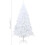 VidaXL vidaXL Artificial Pre-lit Christmas Tree with Ball Set Xmas Tree White PVC 4