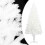 VidaXL vidaXL Artificial Pre-lit Christmas Tree with Ball Set Artificial Tree White 2