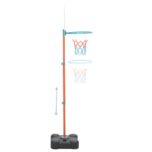 VidaXL vidaXL Portable Basketball Play Set Adjustable Exercise Kids Sporting Set 2