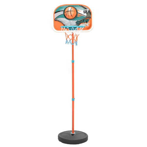 VidaXL vidaXL Portable Basketball Play Set Adjustable Exercise Kids Sporting Set 1