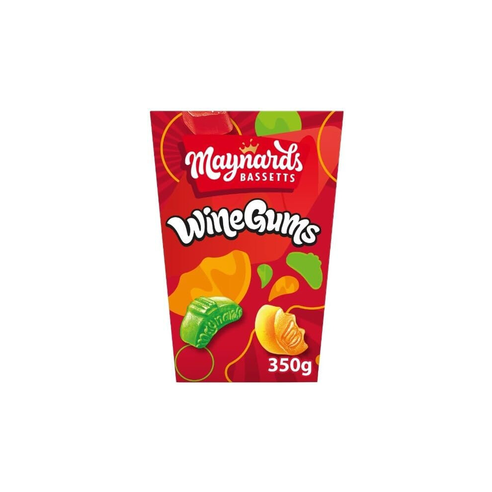 Maynards Bassetts (Pack Of 1) Maynards Wine Gums Sweets Carton 350G