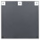 VidaXL vidaXL Wall Mirror with LED Lights Square Glass Wall-Mounted Makeup Mirror 5