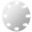 VidaXL vidaXL Wall Mirror with LED Lights Round Glass Wall-Mounted Makeup Mirror 2