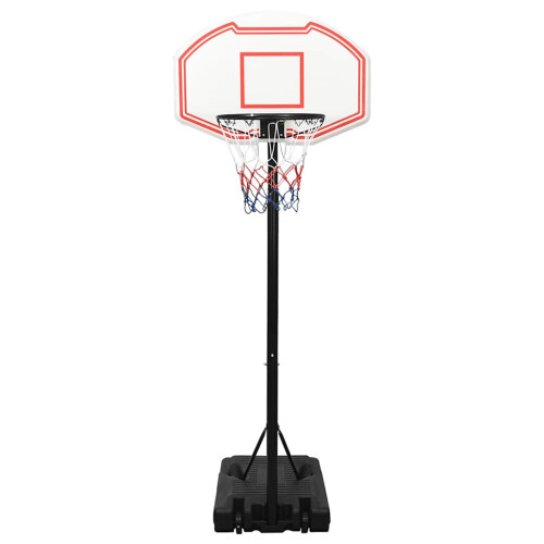 VidaXL vidaXL Basketball Stand White 237-307 cm Polyethene Basketball Hoop Stand 1