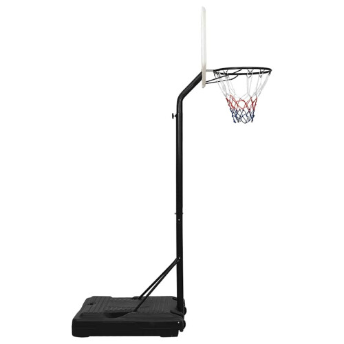 VidaXL vidaXL Basketball Stand White 237-307 cm Polyethene Basketball Hoop Stand 2
