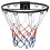VidaXL (black, Ã? 45 cm) vidaXL Basketball Ring Steel Basketball Net Hoop Rim Black/Orange Ø 39/45 cm 2
