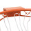 VidaXL (orange, Ã? 39 cm) vidaXL Basketball Ring Steel Basketball Net Hoop Rim Black/Orange Ø 39/45 cm 5