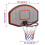 VidaXL (black, 90 x 60 x 2 cm) vidaXL Basketball Backboard Polyethene Hoop Board Black/White Multi Sizes 4