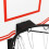 VidaXL (white, 90 x 60 x 2 cm) vidaXL Basketball Backboard Polyethene Hoop Board Black/White Multi Sizes 5
