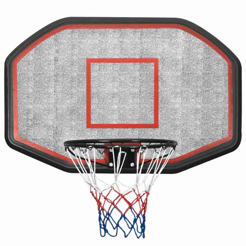 VidaXL (black, 109 x 71 x 3 cm) vidaXL Basketball Backboard Polyethene Hoop Board Black/White Multi Sizes 1