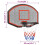 VidaXL (black, 71 x 45 x 2 cm) vidaXL Basketball Backboard Polyethene Hoop Board Black/White Multi Sizes 9