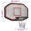 VidaXL (black, 109 x 71 x 3 cm) vidaXL Basketball Backboard Polyethene Hoop Board Black/White Multi Sizes 4
