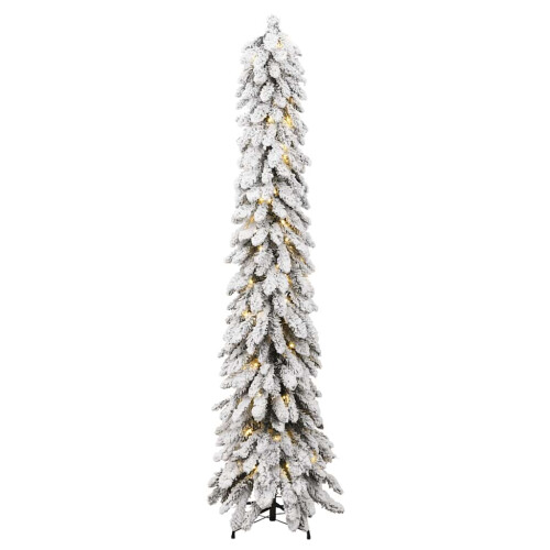 VidaXL (white, 180 cm) vidaXL Artificial Pre-lit Christmas Tree with LEDs Artificial Tree Decoration 2