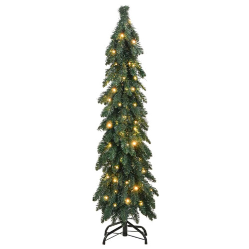 VidaXL (green, 150 cm) vidaXL Artificial Pre-lit Christmas Tree with LEDs Artificial Tree Decoration 2