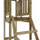 VidaXL (solid impregnated pinewood) vidaXL Play Tower Climbing Frame Garden Play Tower with Ladder Solid Wood Pine 7