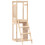 VidaXL (solid pinewood) vidaXL Play Tower Climbing Frame with Ladder and Rockwall Kids Solid Wood Pine 3