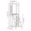 VidaXL (solid pinewood) vidaXL Play Tower Climbing Frame with Ladder and Rockwall Kids Solid Wood Pine 8