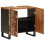 VidaXL (multicolour) vidaXL Sink Cabinet Vanity Unit Cupboard Solid Wood Mango and Engineered Wood 3