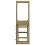 VidaXL (solid impregnated pinewood) vidaXL Play Tower Climbing Frame with Ladder and Rockwall Kids Solid Wood Pine 5
