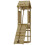 VidaXL (solid impregnated pinewood) vidaXL Playhouse with Climbing Wall Children Play Climbing Frame Solid Wood 3