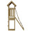 VidaXL (solid impregnated pinewood) vidaXL Playhouse with Climbing Wall Children Play Climbing Frame Solid Wood 5