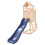 VidaXL (solid pinewood) vidaXL Playhouse Outdoor Climbing Frame with Slide Ladder Solid Wood Pine 3