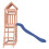 VidaXL (solid douglas wood) vidaXL Playhouse Climbing Frame Play Frame with Slide Rockwall Solid Wood Pine 5