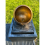 AllPondSolutions Golden Globe Box Light Water Feature with LED Lights - Solar 3