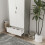 URBN Living (Ash Grey White) 2 Door 2 Drawer Wardrobe with Scandi Legs Cupboard Hanging Rail 180cm 7