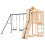 VidaXL vidaXL Spielturm Massivholz Kiefer 3