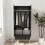 URBN Living (Ash Grey Black) 2 Door 2 Drawer Wardrobe with Scandi Legs Cupboard Hanging Rail 180cm 5