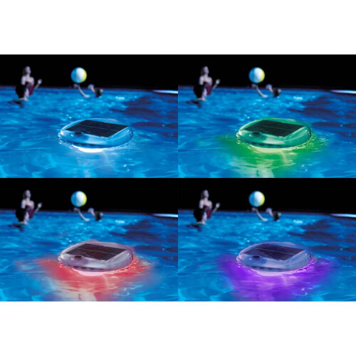 Intex Intex Solar Powered LED Floating Pool Light Floating Light Outdoor Solar Light 2