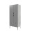 URBN Living (Ash Grey Grey) 2 Door 2 Drawer Wardrobe with Scandi Legs Cupboard Hanging Rail 180cm 2