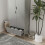 URBN Living (Ash Grey Grey) 2 Door 2 Drawer Wardrobe with Scandi Legs Cupboard Hanging Rail 180cm 6