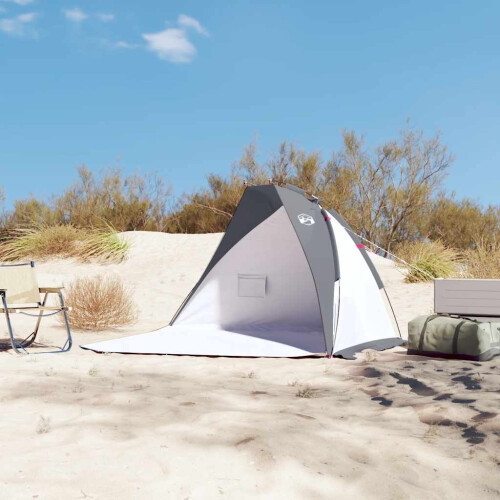 VidaXL vidaXL Strandzelt Grau 268x223x125 cm 185T Polyester 2