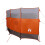 VidaXL vidaXL Camping Windbreak Wind Screen Wind Break Grey and Orange Waterproof 5