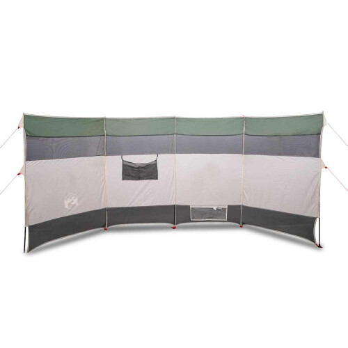 VidaXL vidaXL Camping Windbreak Wind Screen Wind Break Sun Shelter Green Waterproof 1