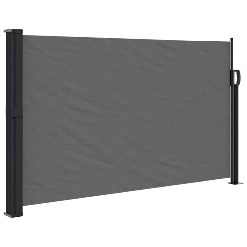 VidaXL vidaXL Ausziehbare Seitenmarkise Anthrazit 117x300 cm 1