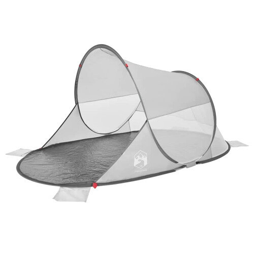 VidaXL vidaXL Strandzelt Grau Pop-Up Wasserdicht 1
