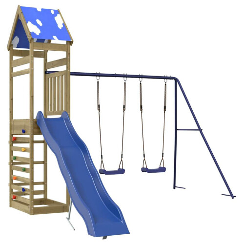 VidaXL vidaXL Spielturm Imprägniertes Kiefernholz 1
