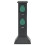 VidaXL vidaXL Outdoor Socket Column 4-Way Power Socket Electrical Outlet Black&Green 2