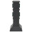 VidaXL vidaXL Outdoor Socket Column 4-Way Power Socket Electrical Outlet Black&Green 3