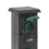 VidaXL vidaXL Outdoor Socket Column 4-Way Power Socket Electrical Outlet Black&Green 5