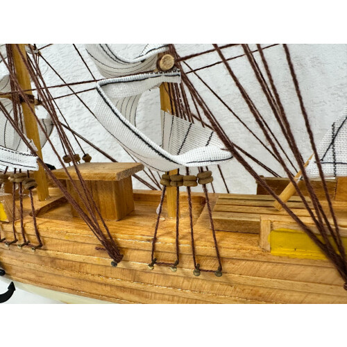 Confection Model Sea Ship 1g Display Stand Assembled 38cm Handmade 2