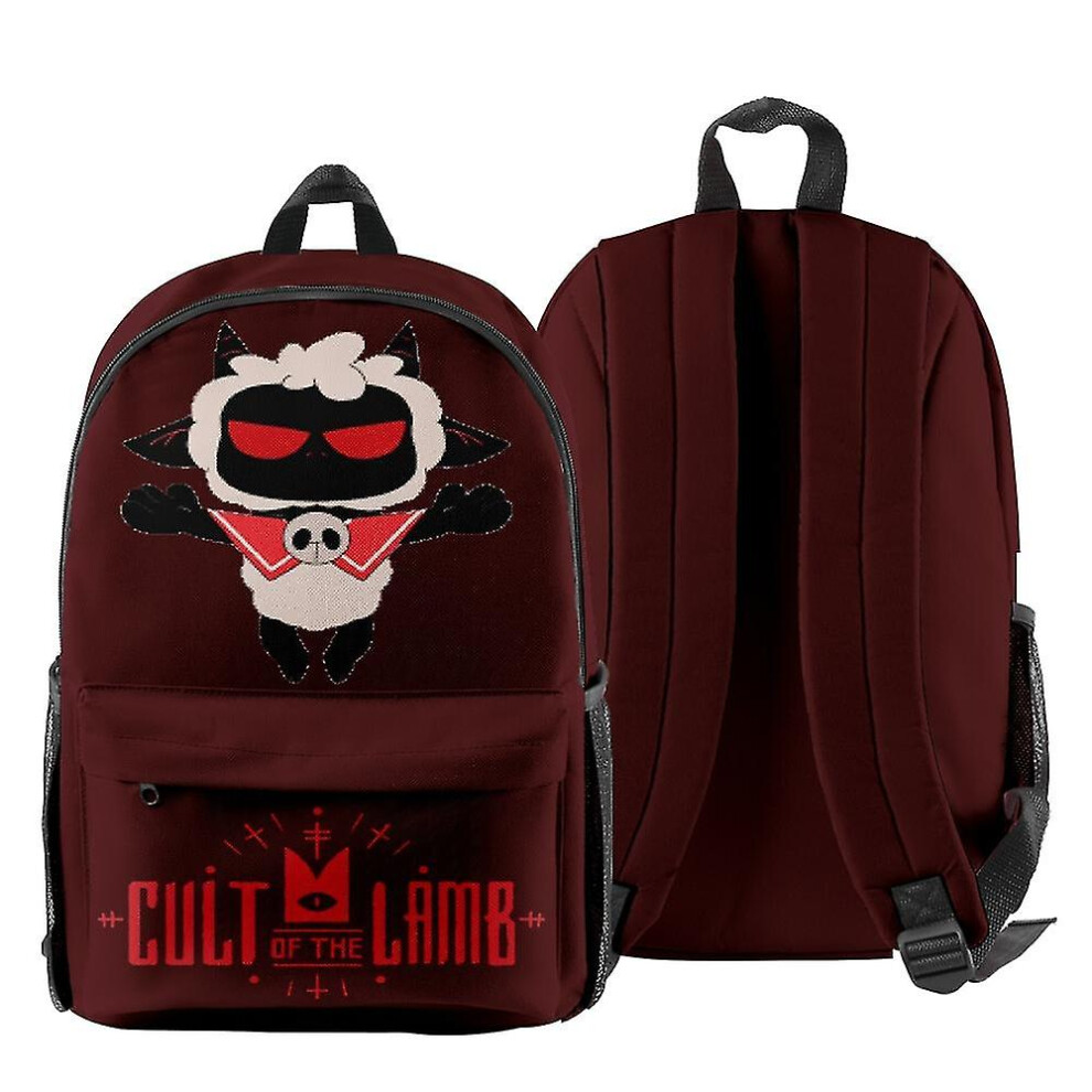 (5) 2022 Cult Of The Lamb Backpack Game Casual Style School Bag Daypack Women Men Girls Boys Unisex Bags-image-OPC-PFT95FS-NEW