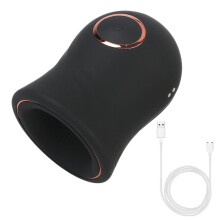 (black) Male Masturbation Cup Oral Blowjob Delayed Ejaculation Penis Tranier Adult Products 12 Modes Vibrator Magic Massager Sex Toys For Men