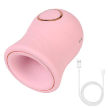 (pink) Male Masturbation Cup Oral Blowjob Delayed Ejaculation Penis Tranier Adult Products 12 Modes Vibrator Magic Massager Sex Toys For Men