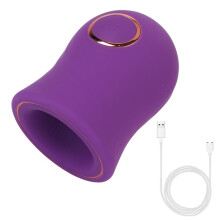 (purple) Male Masturbation Cup Oral Blowjob Delayed Ejaculation Penis Tranier Adult Products 12 Modes Vibrator Magic Massager Sex Toys For Men